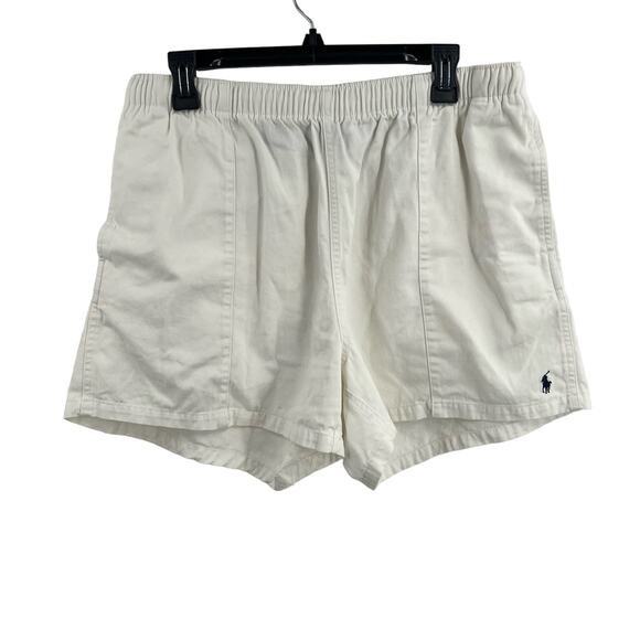 Polo Ralph Lauren Mens White Elastic Waist Twill Short XXL - Picture 1 of 7